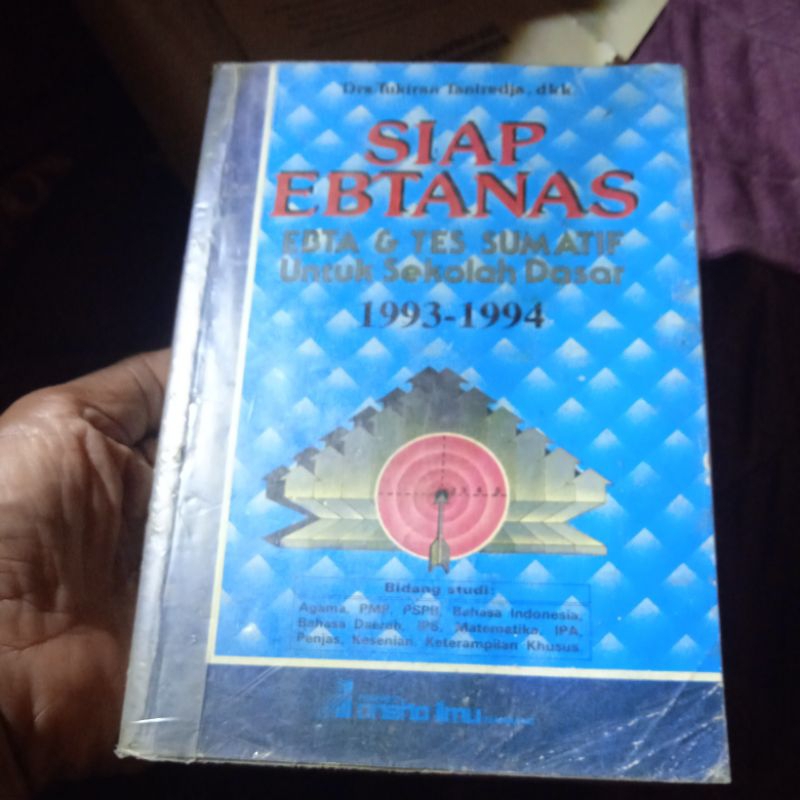 buku Siap Ebtanas Ebta & Sumatip untuk SD 1993-1994, buku original jadul