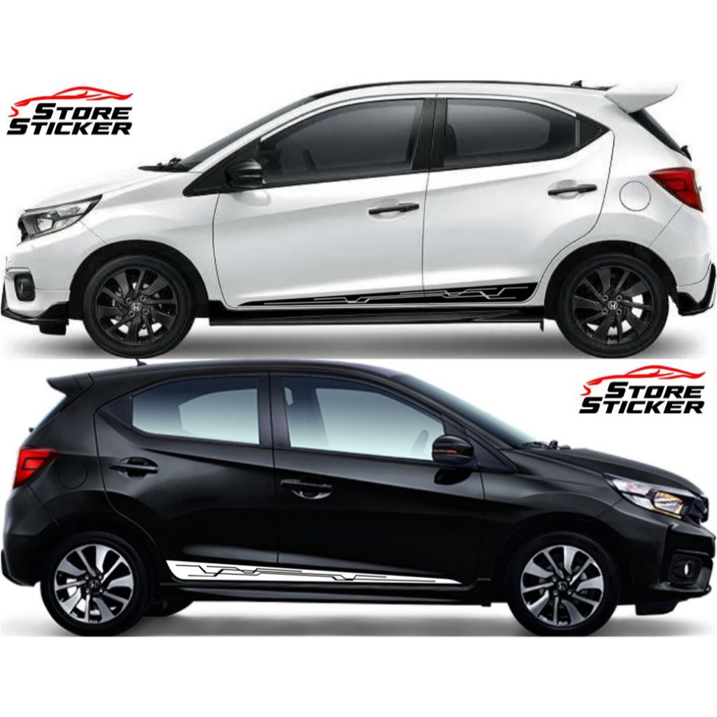 Stiker Mobil Brio Aksesoris Stiker Cutting List Body samping Mobil Terbaru