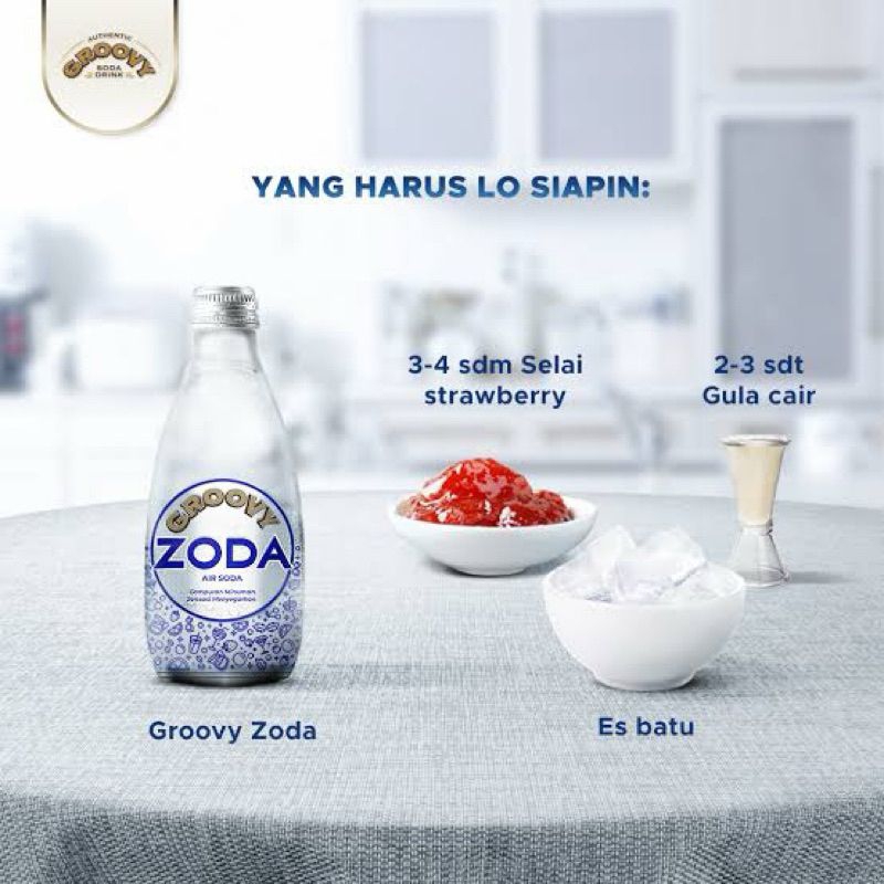 Groovy Zoda Air Soda Tawar 250ml