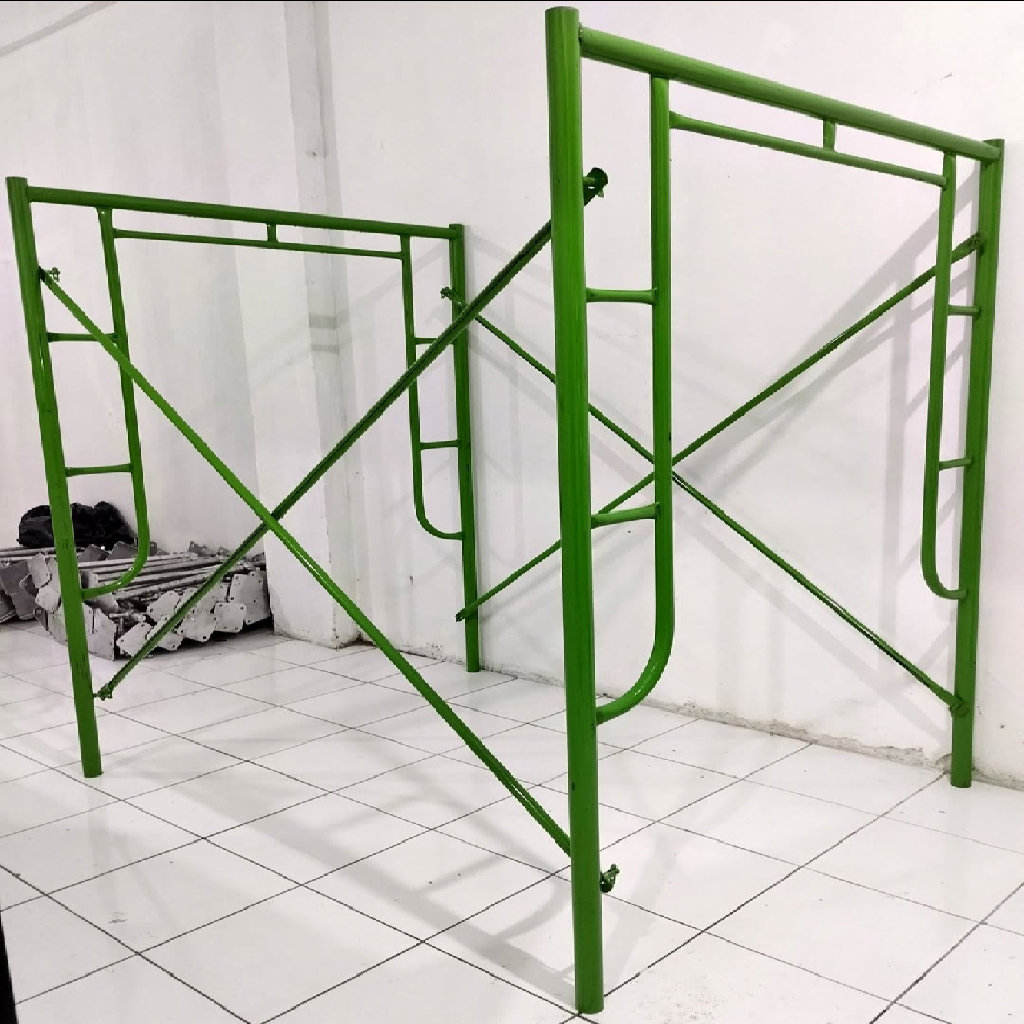JUAL SCAFFOLDING 1 SET, STEGER TINGGI MAIN FRAME 170 PRANCAH - KAPOLDING SNI
