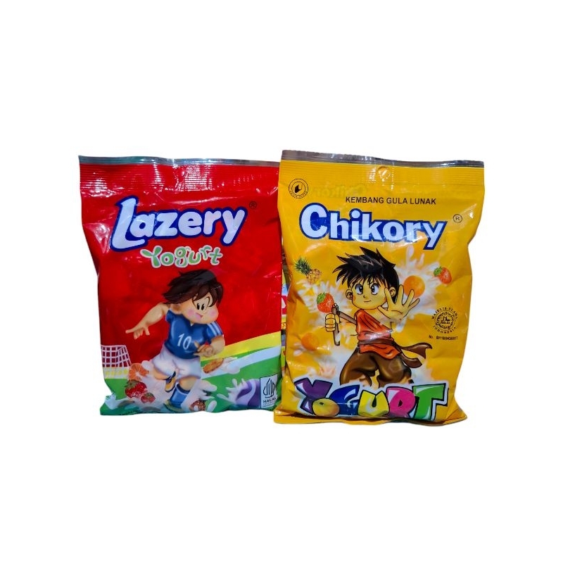 

lazery yogurt / chicory permen candy