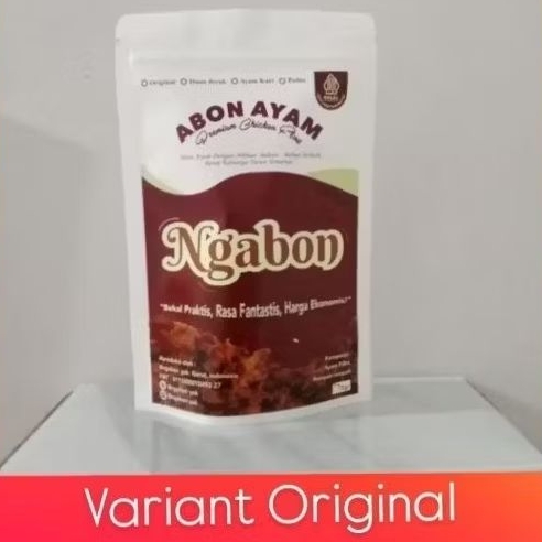 

Abon Ayam Varian Original pure daging - praktis instan siap saji