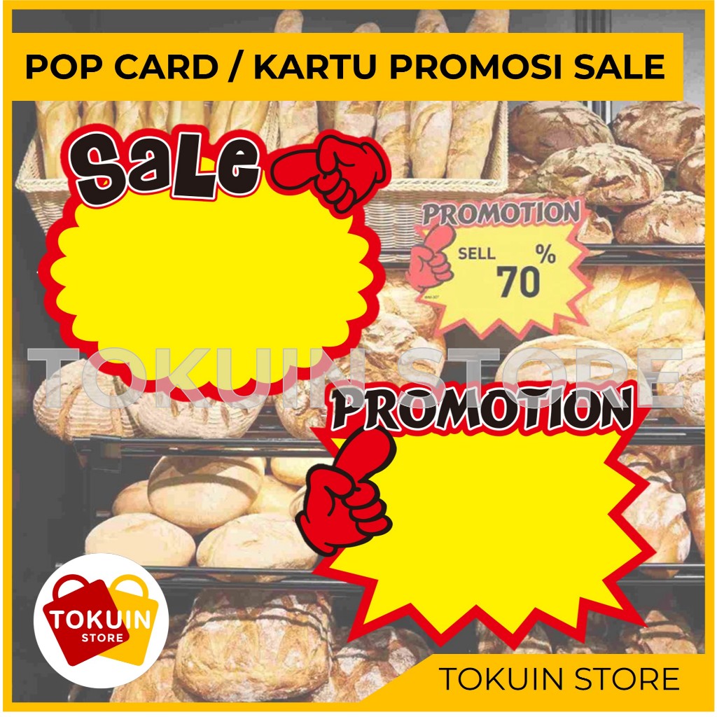 

Kartu Promo Sale Label Harga Pop Card Kertas Promo Promotion Sale Price Tag