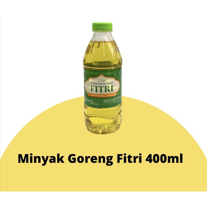 

Minyak goreng fitri 400ml botol