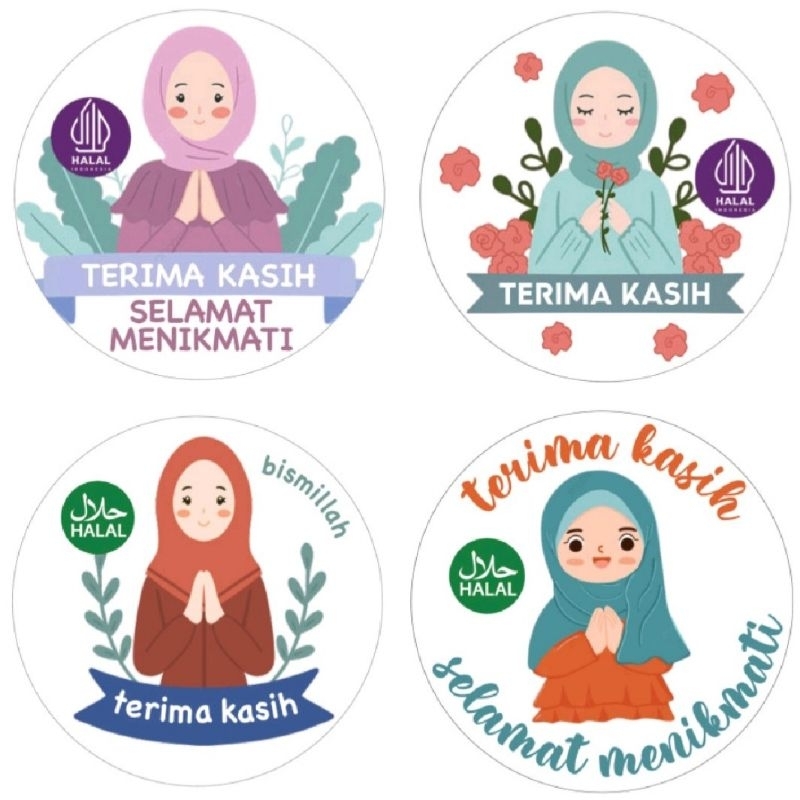 

(FREE GIFT) Stiker Bulat Special Ramadhan isi 100 pcs|Selamat Menikmati|Terima Kasih|Kue Jajan Pasar|Kue Cathering