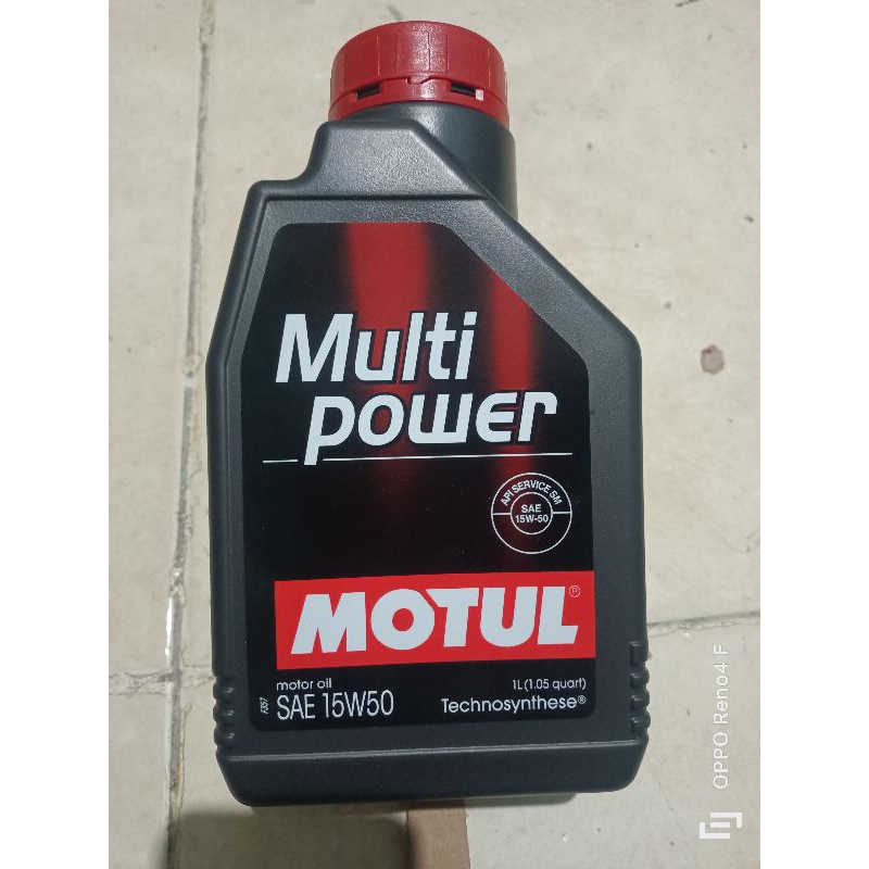 OLI OIL MOTUL 1 liter SAE15W50 buat motor laki cb mega pro vixion tiger. original motul