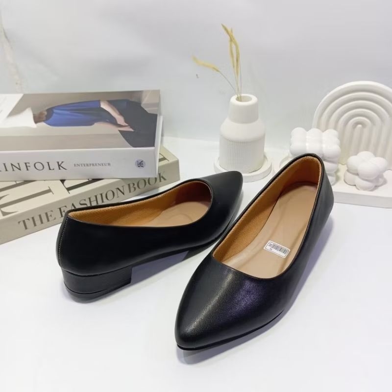 SEPATU PANTOPEL POLOS WANITA MODEL TERBARU SEPATU PANTOPET KERJA WANITA TERBARU SEPATU PANTOPEL WANI