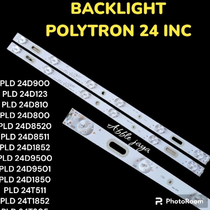 COD  Backlight Polytron 24 Inch Original Tanpa Modifikasi
