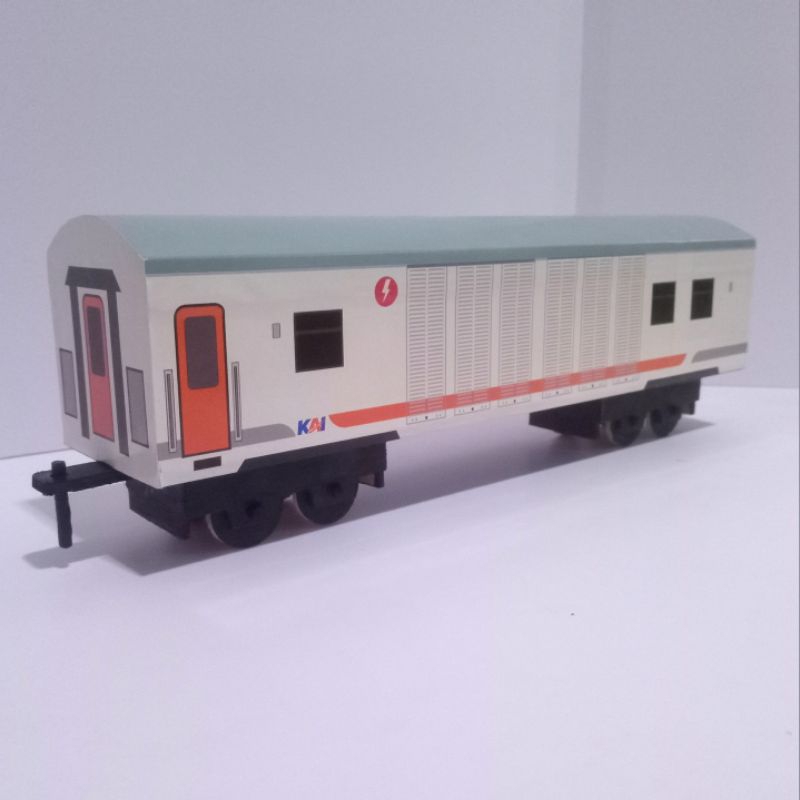 Mainan gerbong kereta pembangkit KAI