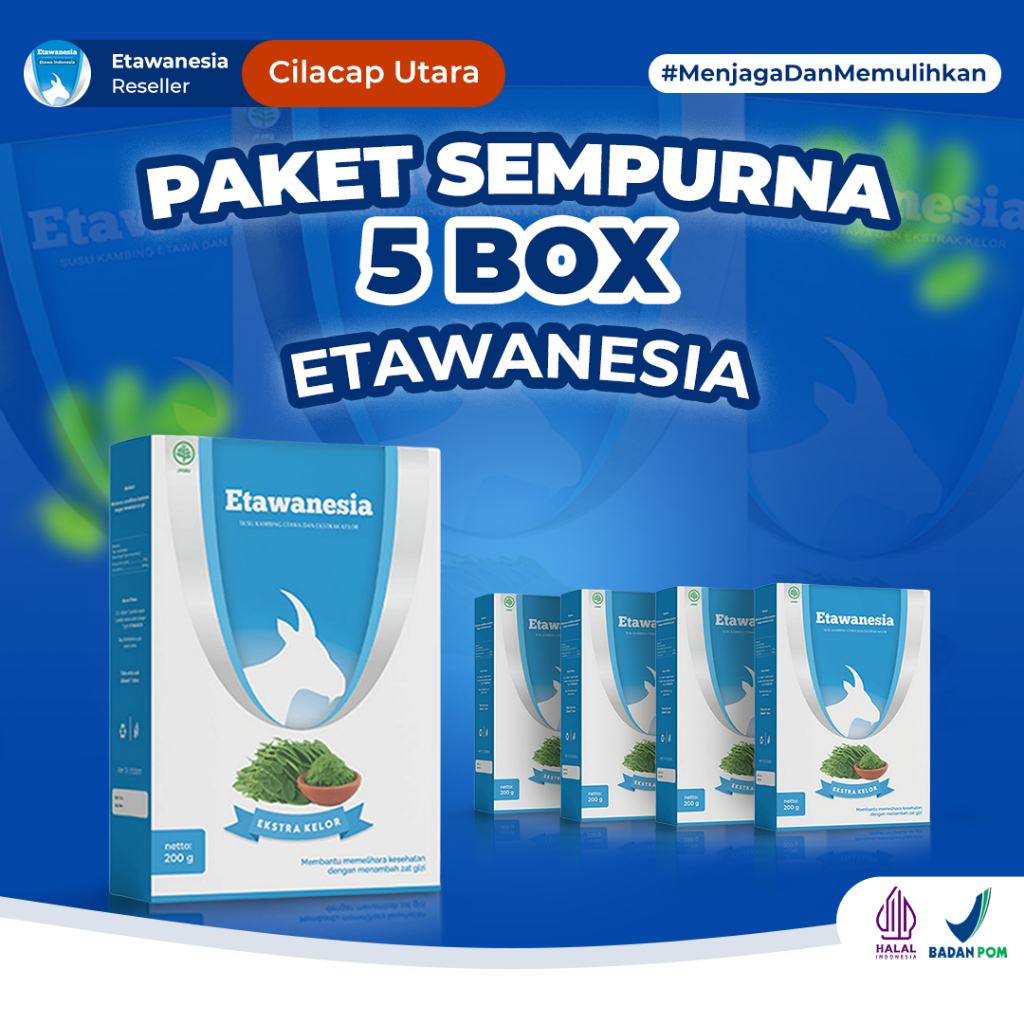 

5 box Etawanesia Original Susu Kambing Etawa Susu Etawa Susu Kambing Susu Kesehatan