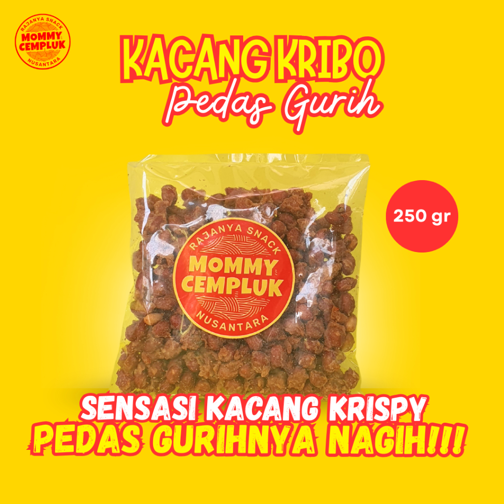 

250 Gram Kacang Disco Kacang Kribo Mommy Cempluk Pedas Gurih