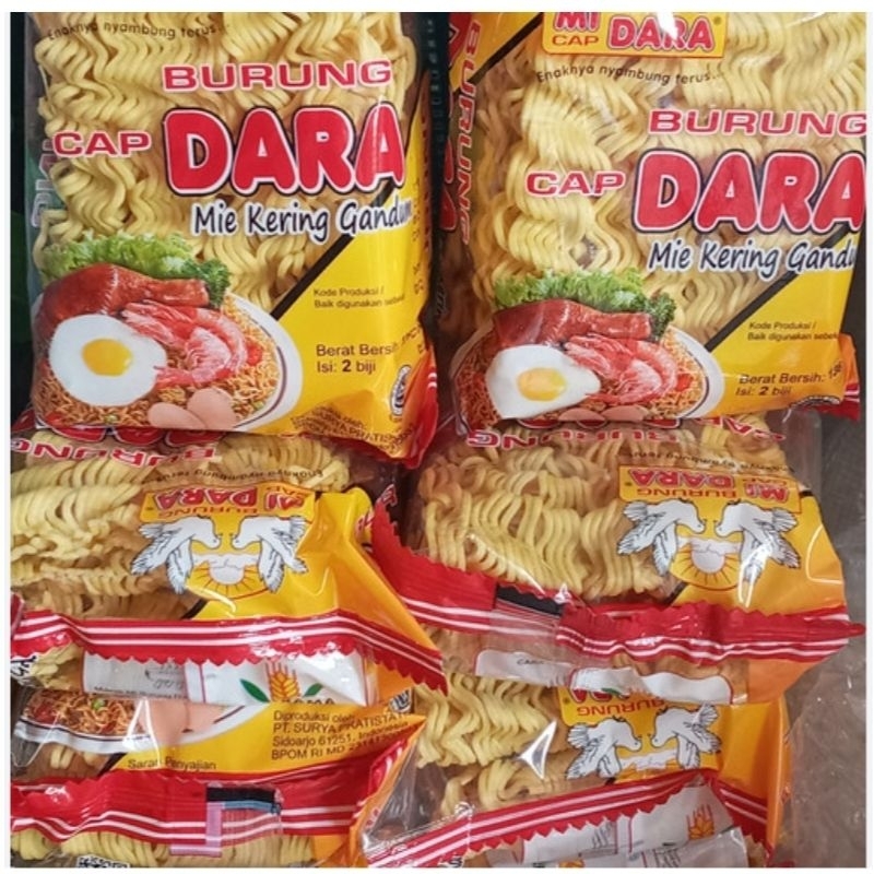 

PROMO ( PAKET HEMAT MIE BURUNG DARA 136g per - 5pcs )