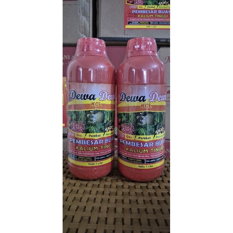 DEWA DEWI pupuk KCL Cair , pupuk pembesar buah @1ltr