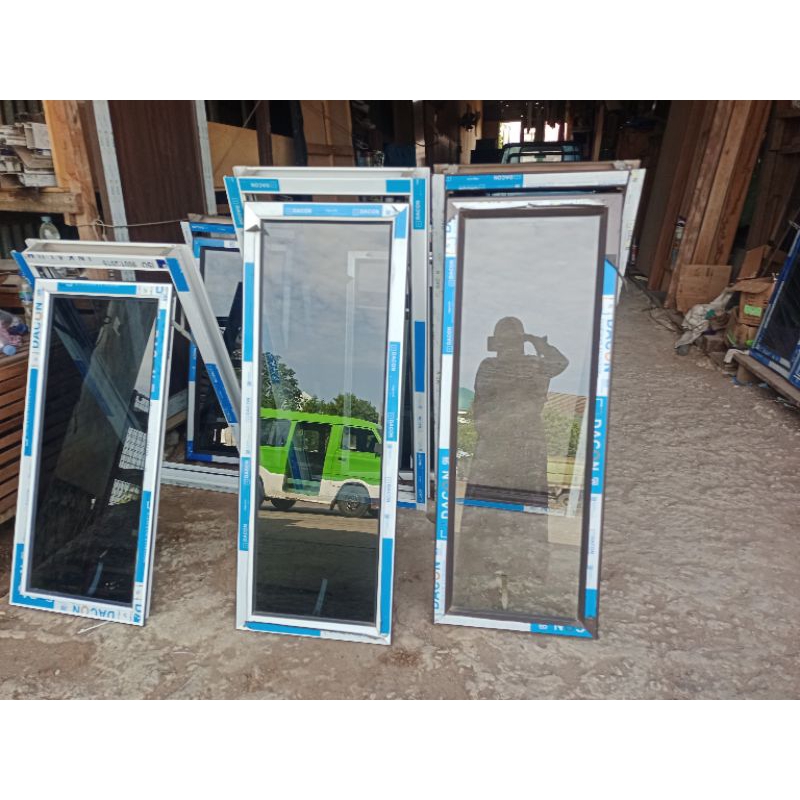 kusen jendela aluminium ukuran 150x60 bisa custom fast respon