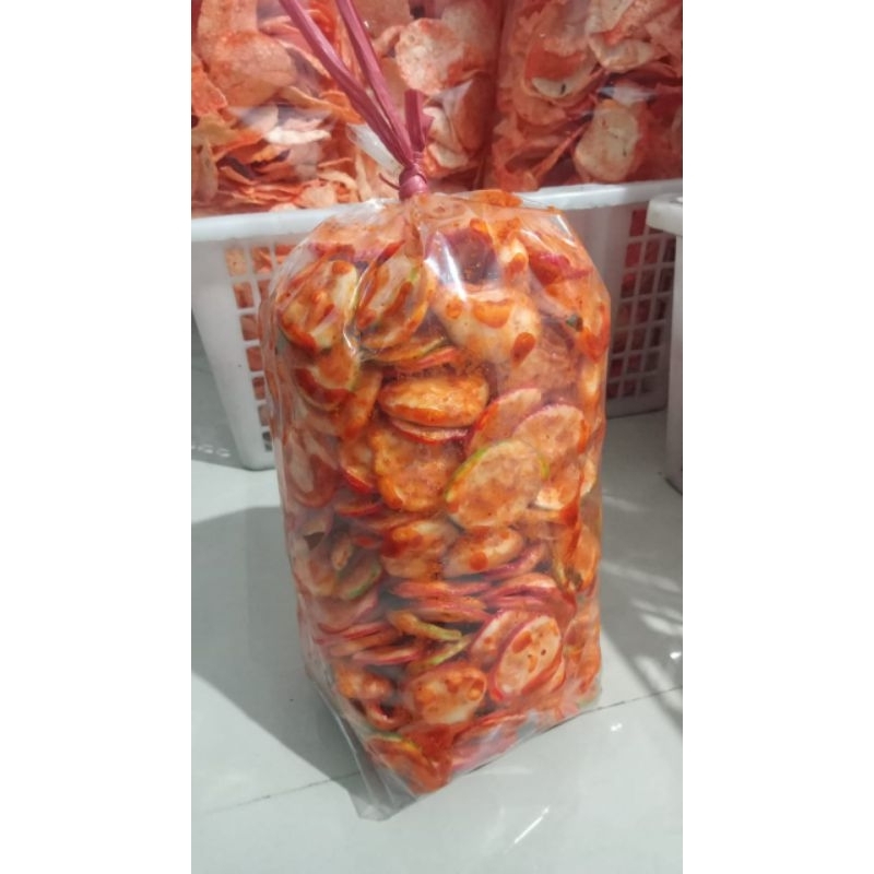 

MAKANAN RINGAN pedas manis original/basreng pedas kriuk/krupuk seblak pedas gurih