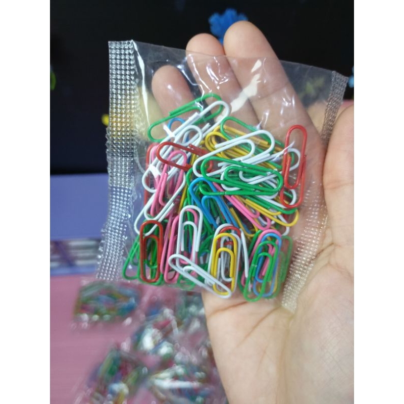 

[Aesthetic by fss.id] paperklip kertas warna warni isi 70pcs