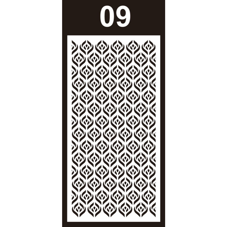 Krawangan PVC Foam Board - Ornamen Kanopi Motif Minimalis - Partisi Roster Laser Cutting CNC - 09