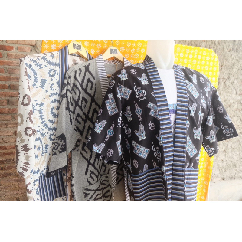Outer Batik Pria dan Wanita Shibori