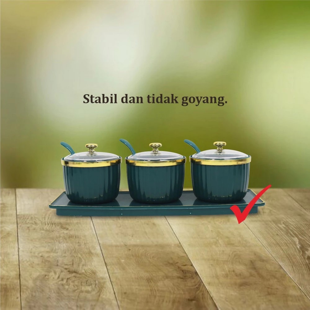 Tempat Bumbu Dapur Set Aesthetic Minimalis