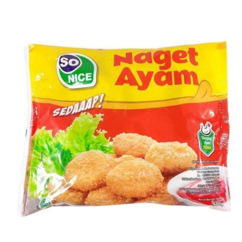 

So nice naget ayam 500 gram