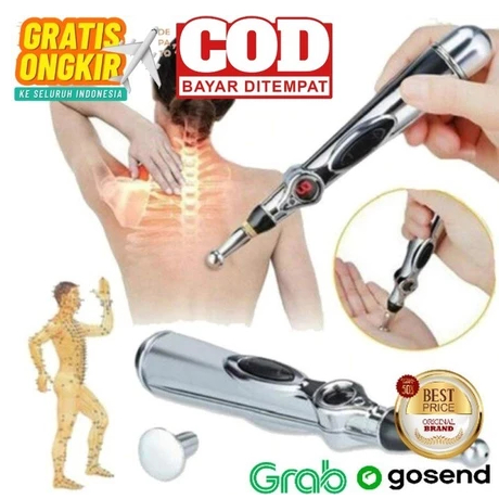 MASSAGER PEN Original Pen Akupuntur Alat Pijat Bolpen Terapi Listrik Kejut Elektrik