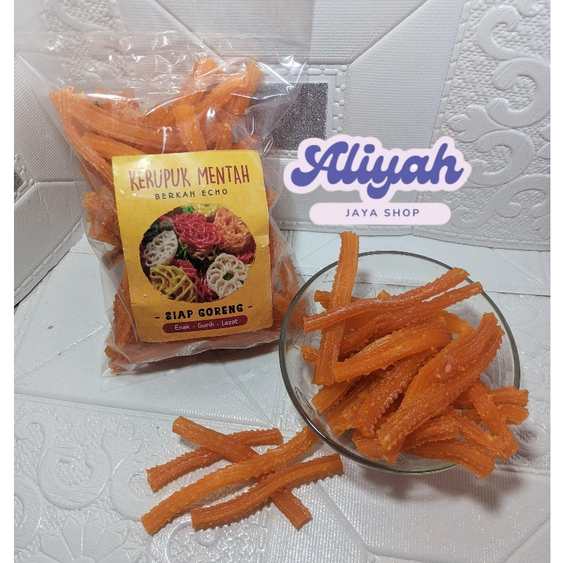

Krupuk Mentah Berkah Echo kerupuk kering panjang coklat kerupuk seblak kerupuk asli purworejo