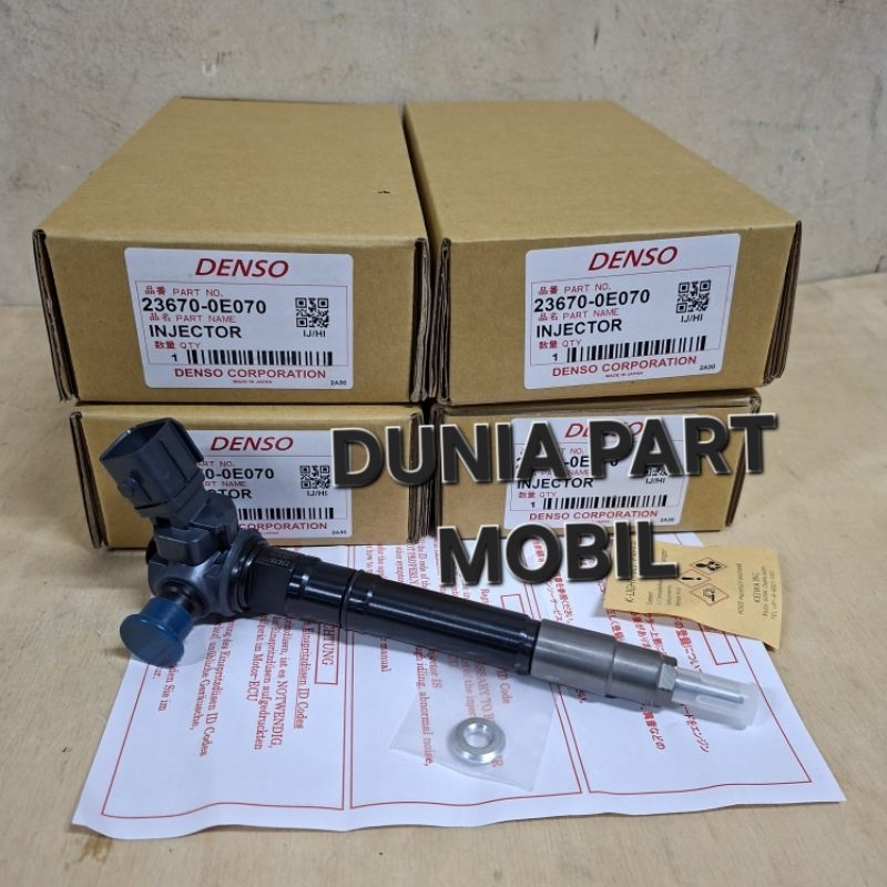 INJECTOR ASSY FORTUNER VRZ HILUX ROCCO INNOVA REBORN 2GD 23670-09460/23670-0E070 ORIGINAL