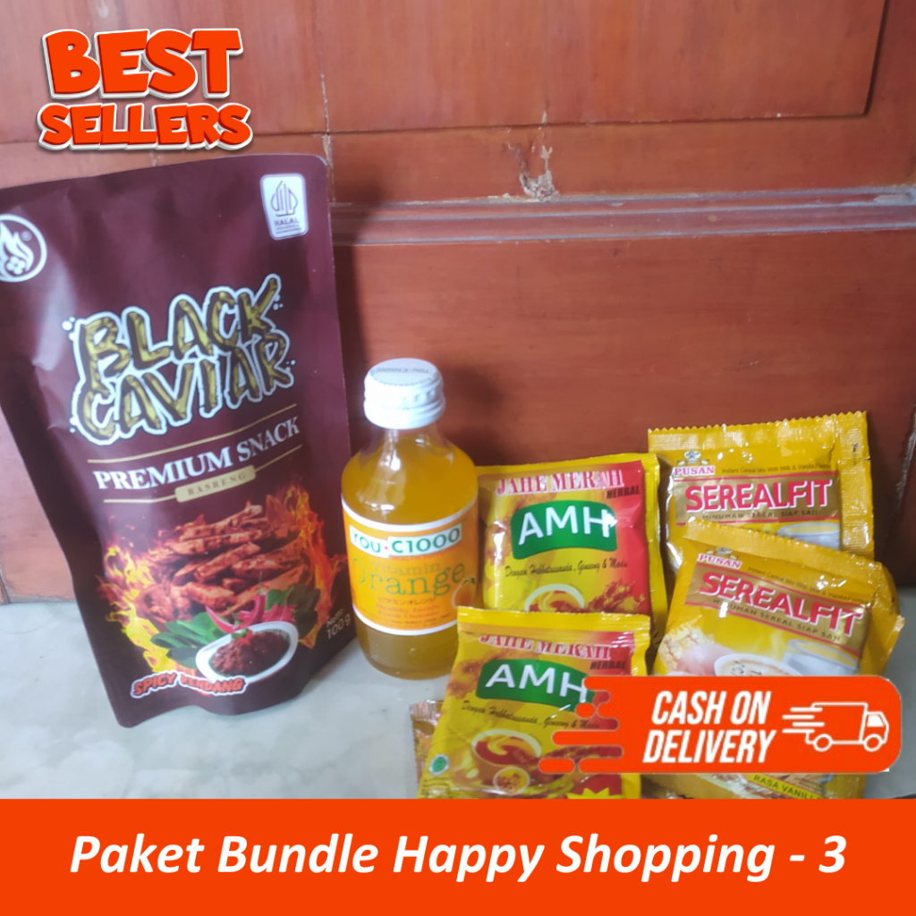 

Paket Bundle Flash - Jahe Merah AMH - Basreng Premium - You C1000 - Paket Bundle : 3 - Hampers