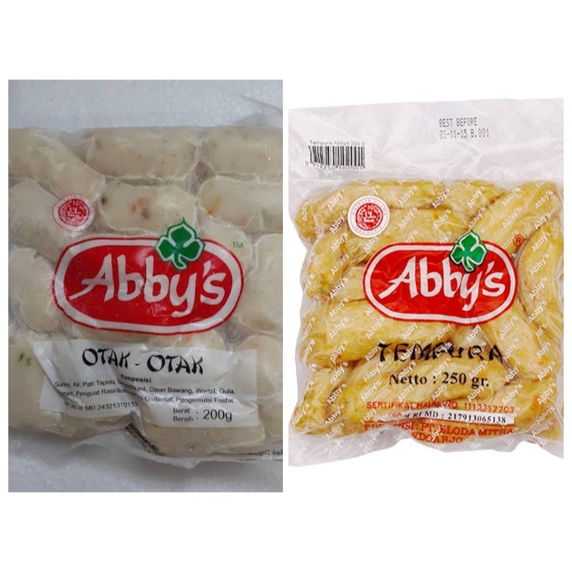 

ABBY'S Otak-Otak Ikan 200gr | ABBY'S Tempura Ikan 250gr | Frozen Food Siap Goreng
