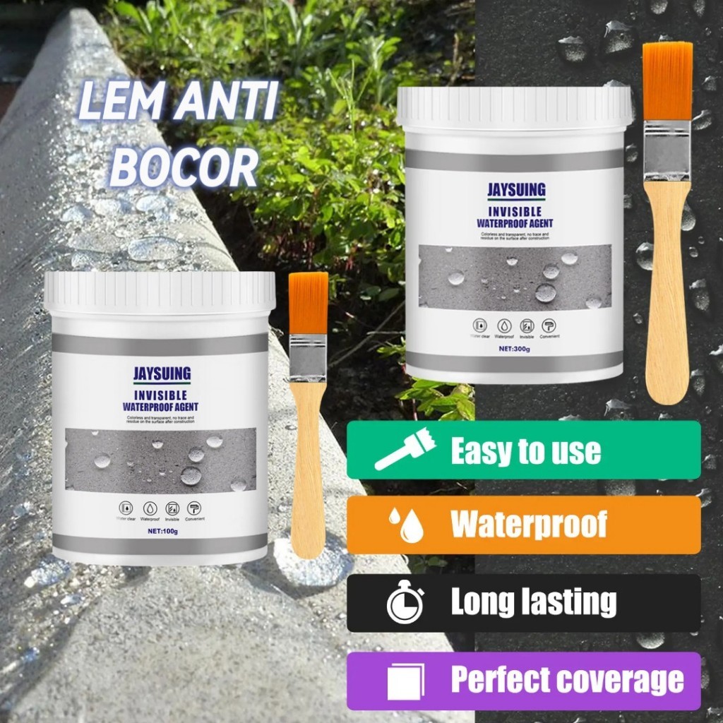 Lem Transparan Jaysuing Lem Anti Bocor Transparan Jaysuing Invisible Waterproof Insulating Sealant P