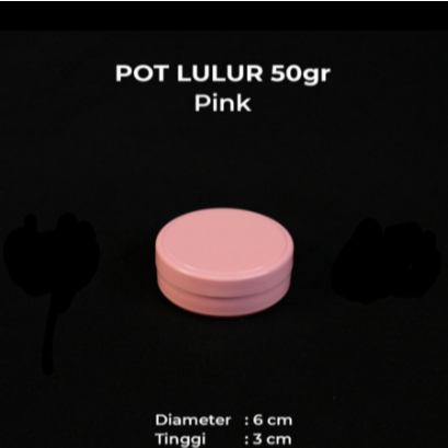 Pot Lulur 50GR Pink Pot Salep 50Gr Pot Pomade 50Gr Wadah Bedak