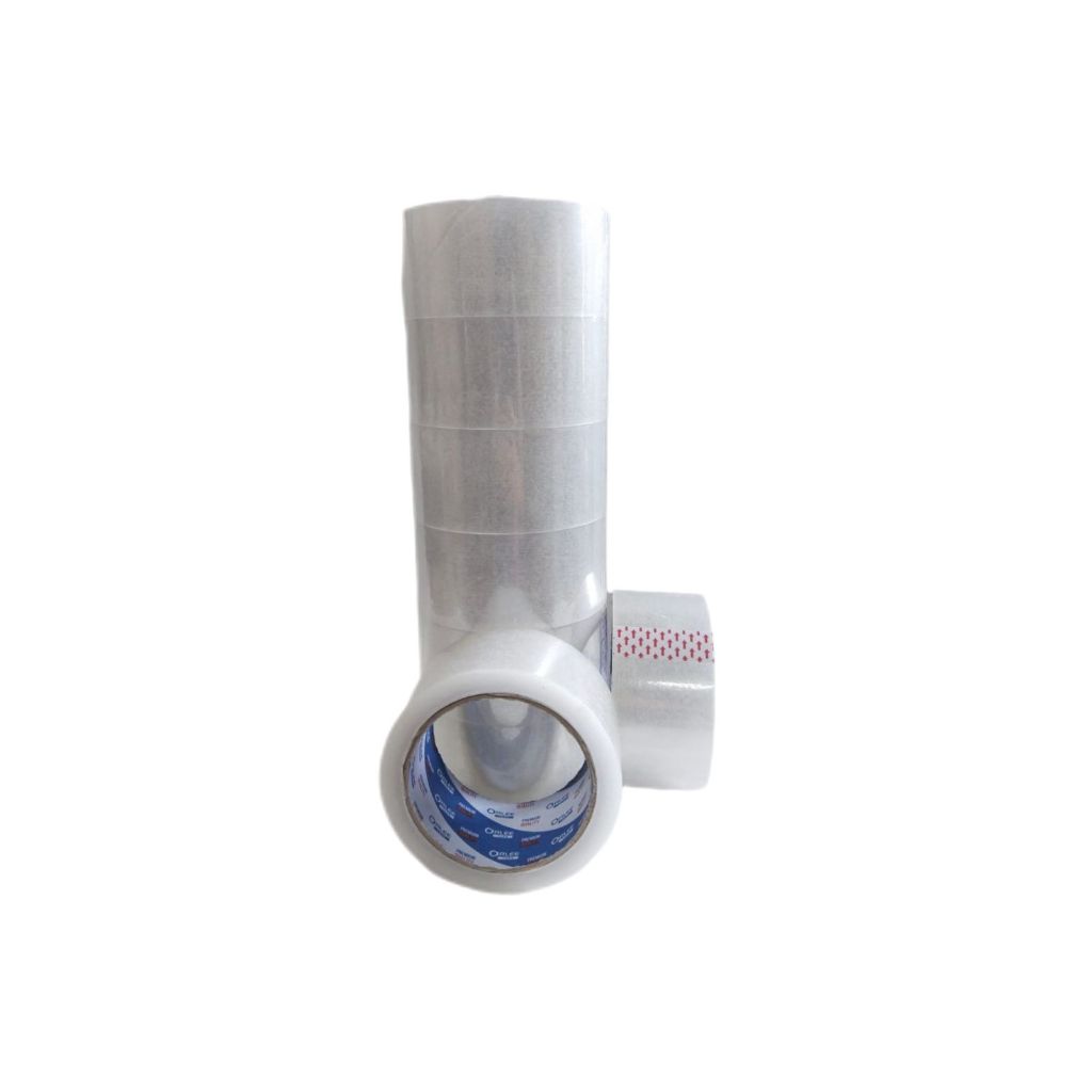 

Lakban Besar / Solasi OPP ORLEE Bening Coklat 80Y Tebal Tidak Mudah Patah (1 SLOP isi 6 PCS/Roll)