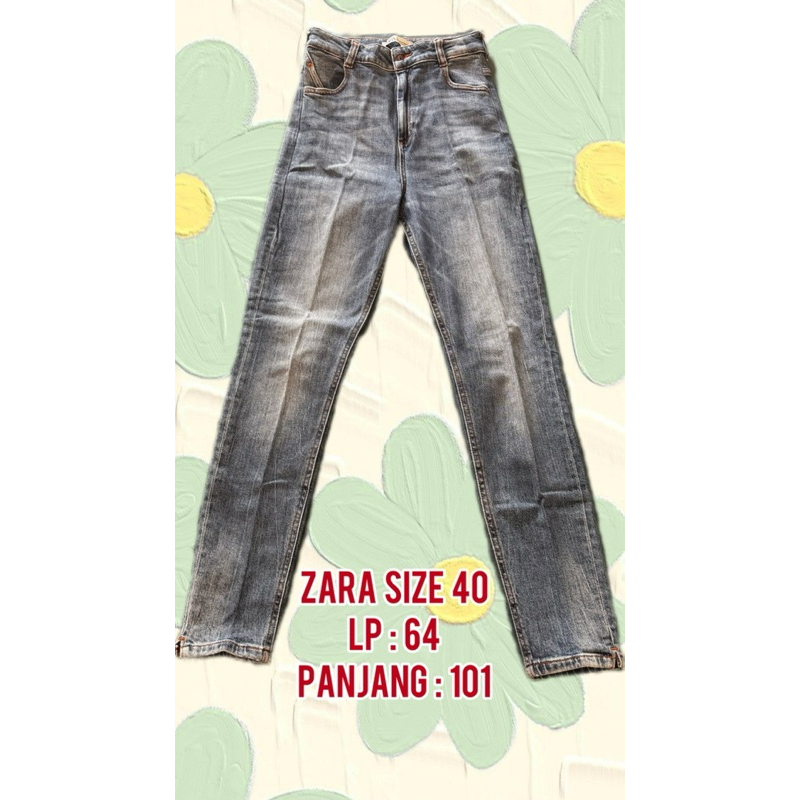 ZARA jeans preloved ZARA