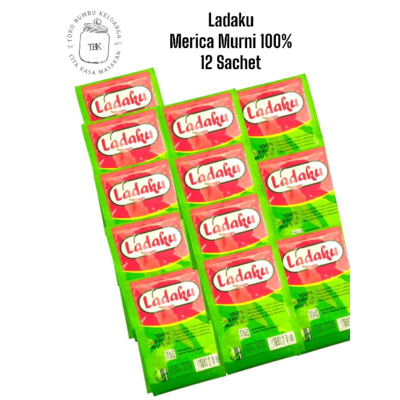 

Merica Murni Merk Ladaku Rempah Bubuk Instan Berat 2,5 gram