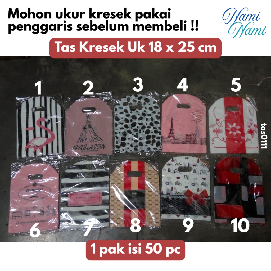 

Tas Plastik Kresek 50 pcs (18 x 25 cm) Souvenir Sedang Belanja Bagus Murah Banyak Online
