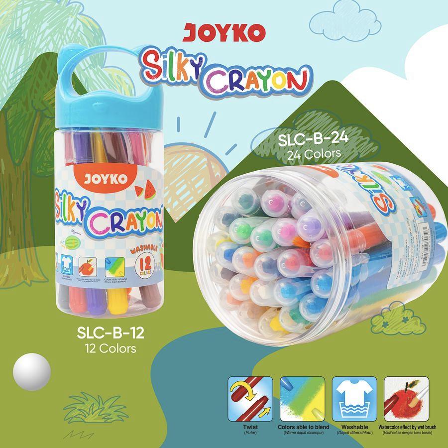 

Silky Crayon Joyko SLC-B-12 ~ 24 ( Krayon Halus )