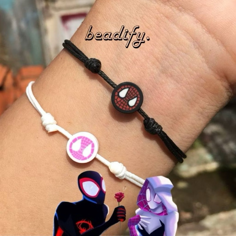 gelang spiderman / gelang couple spiderman