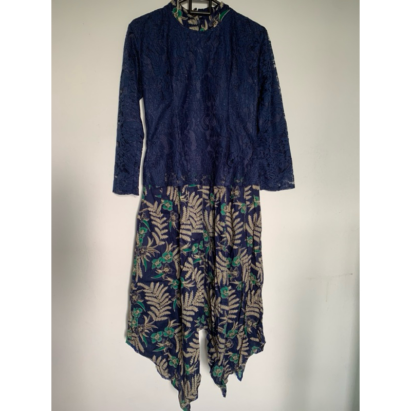 Gamis Batik Kombinasi Brokat//Gamis Batik Brukat//Gamis Kondangan Murah//Gamis Tunangan Murah//Gamis