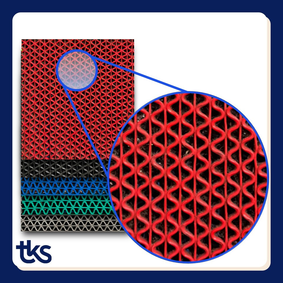 Karpet PVC S Mat (Lebar 1.20m) / Keset Anti Slip Kamar Mandi