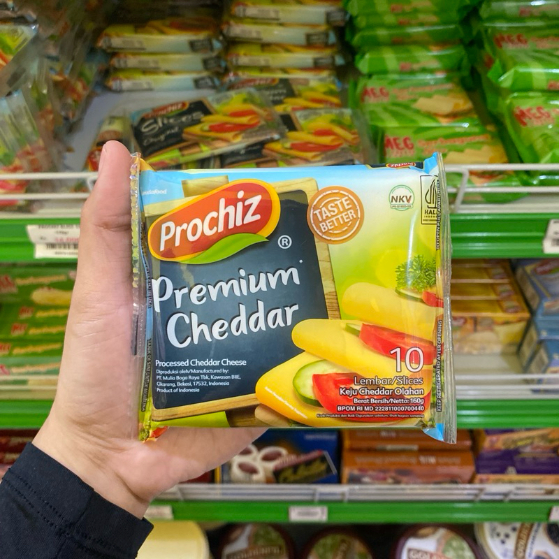 

Prochiz Premium Cheddar 10 Slices 160gr