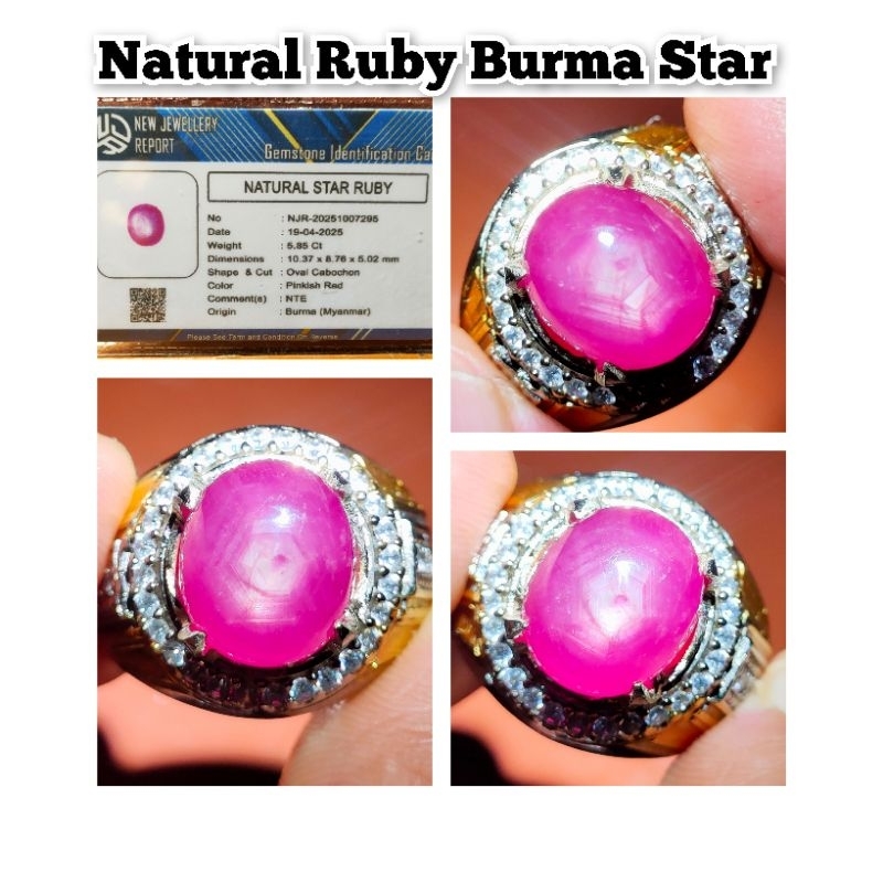 CINCIN BATU RUBY STAR BURMA WINDUSARA