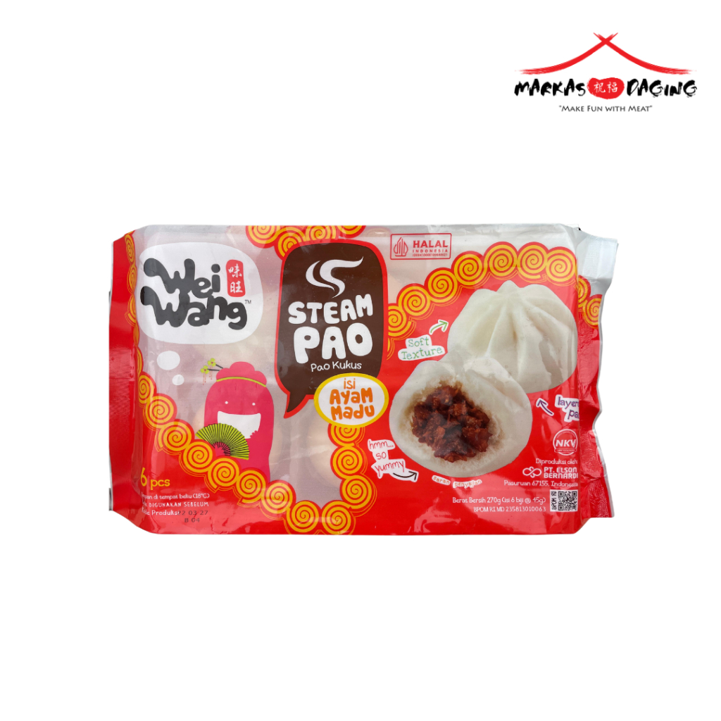

Weiwang STEAM PAO AYAM MADU 6pcs