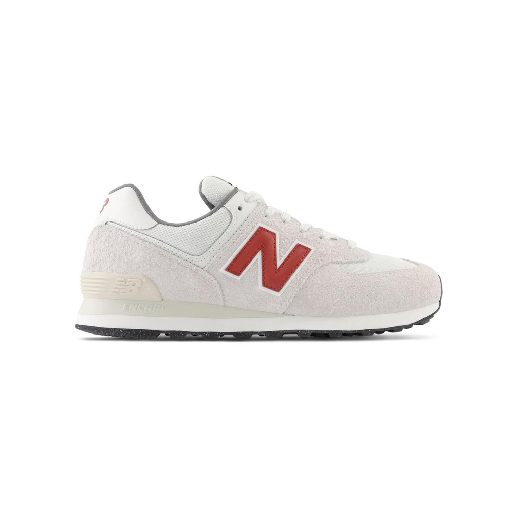 New Balance U 574 SOR White Red Grey Mens - 100% ORIGINAL RESMI