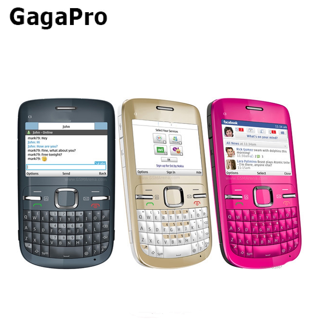 Nokia C3-00 Original Fullset Hp Jadul Klasik Legendaris