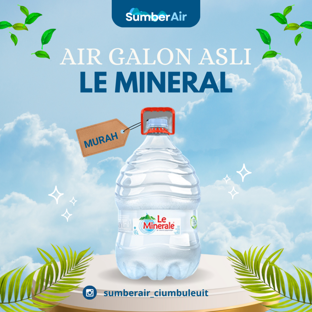 

LE MINERAL GALON 15 LITER BESERTA ISINYA