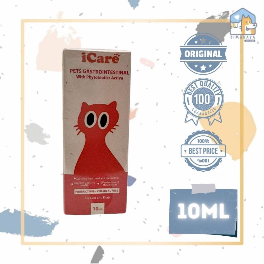 ICARE PET GASTROINTESTINAL / DIGESTIVE SOLUTION ANJING KUCING 10ML