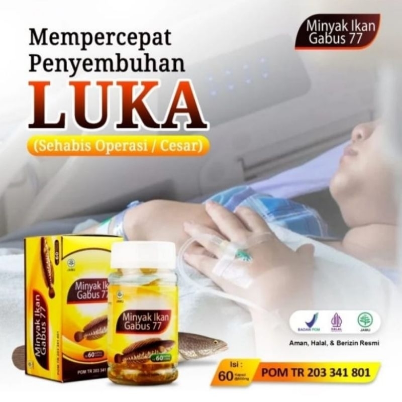 [BPOM] Minyak Ikan Gabus 77 | Pasca Operasi dan Melahirkan