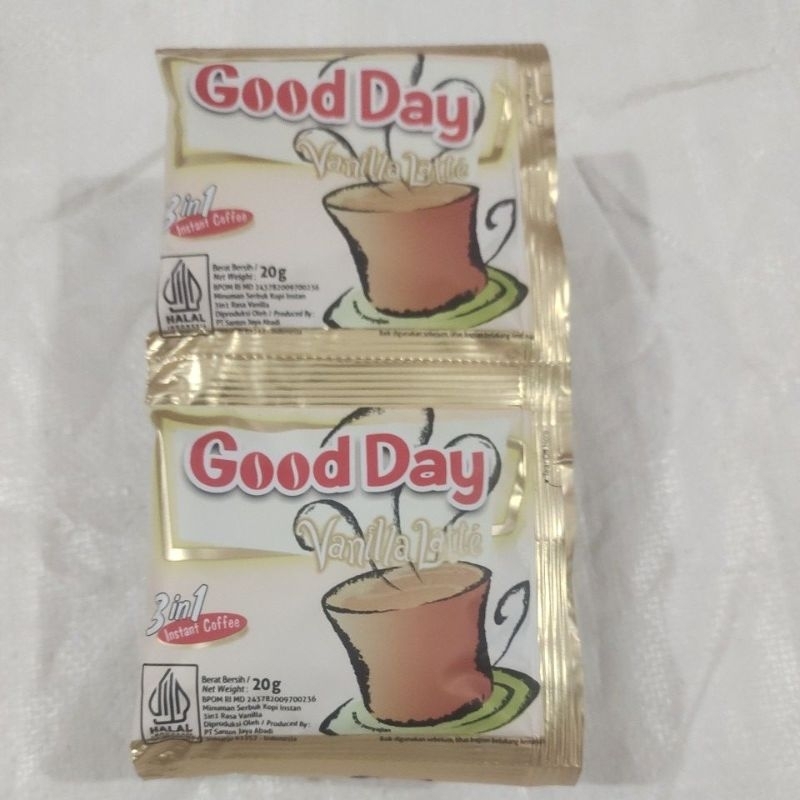 

Good day Vanilla Latte 3 in 1 Instant Coffee