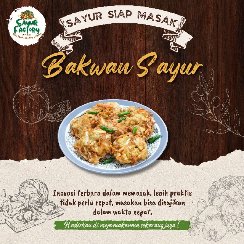 

Paket Siap Masak Gorengan Bakwan Sayur