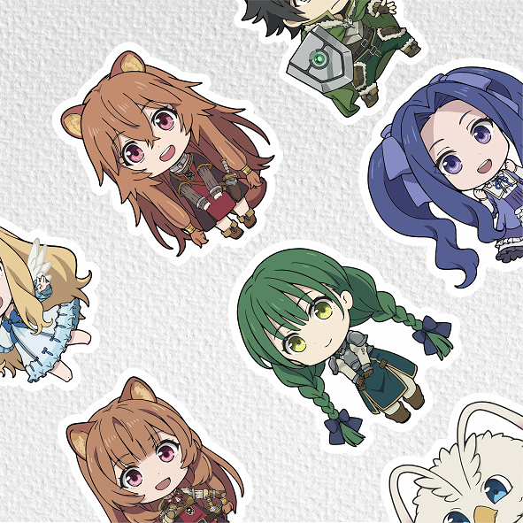

[ VINYL & CHROMO 7 CM] ANIME cetak stiker Game/STIKER MURAH TEMA ANIME TATE NO YUUSHA/SHIELD HERO /murah/stiker medium